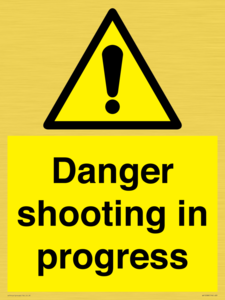 Danger shooting in progress